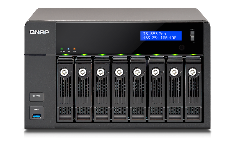 TS-853 Pro 8ベイ | 正規代理店（日本初） 株式会社ユニスター(QNAP)