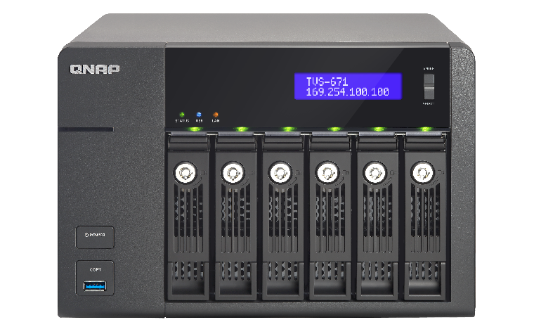 QNAP TVS-671 6ベイNAS Core-i3モデル ディスクおまけ付き TVS-671 6ベイ | 正規代理店（日本初） 株式会社ユニスター(QNAP)